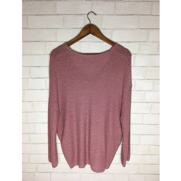 Urban Outfitters Pink V-neck Sweater - Picture 7 of 8